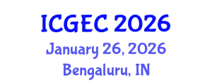 International Conference on Gastroenterology, Endoscopy and Colonoscopy (ICGEC) January 26, 2026 - Bengaluru, India
