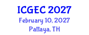 International Conference on Gastroenterology, Endoscopy and Colonoscopy (ICGEC) February 10, 2027 - Pattaya, Thailand