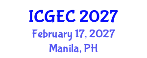 International Conference on Gastroenterology, Endoscopy and Colonoscopy (ICGEC) February 17, 2027 - Manila, Philippines