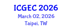 International Conference on Gastroenterology, Endoscopy and Colonoscopy (ICGEC) March 02, 2026 - Taipei, Taiwan