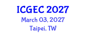 International Conference on Gastroenterology, Endoscopy and Colonoscopy (ICGEC) March 03, 2027 - Taipei, Taiwan