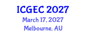 International Conference on Gastroenterology, Endoscopy and Colonoscopy (ICGEC) March 17, 2027 - Melbourne, Australia