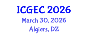 International Conference on Gastroenterology, Endoscopy and Colonoscopy (ICGEC) March 30, 2026 - Algiers, Algeria