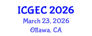 International Conference on Gastroenterology, Endoscopy and Colonoscopy (ICGEC) March 23, 2026 - Ottawa, Canada