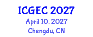 International Conference on Gastroenterology, Endoscopy and Colonoscopy (ICGEC) April 10, 2027 - Chengdu, China