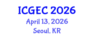 International Conference on Gastroenterology, Endoscopy and Colonoscopy (ICGEC) April 13, 2026 - Seoul, Republic of Korea