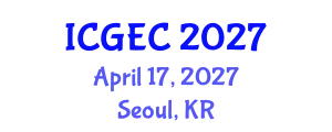 International Conference on Gastroenterology, Endoscopy and Colonoscopy (ICGEC) April 17, 2027 - Seoul, Republic of Korea