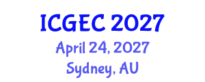 International Conference on Gastroenterology, Endoscopy and Colonoscopy (ICGEC) April 24, 2027 - Sydney, Australia