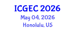 International Conference on Gastroenterology, Endoscopy and Colonoscopy (ICGEC) May 04, 2026 - Honolulu, United States