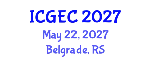 International Conference on Gastroenterology, Endoscopy and Colonoscopy (ICGEC) May 22, 2027 - Belgrade, Serbia