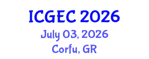 International Conference on Gastroenterology, Endoscopy and Colonoscopy (ICGEC) July 03, 2026 - Corfu, Greece