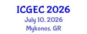 International Conference on Gastroenterology, Endoscopy and Colonoscopy (ICGEC) July 10, 2026 - Mykonos, Greece