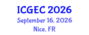 International Conference on Gastroenterology, Endoscopy and Colonoscopy (ICGEC) September 16, 2026 - Nice, France
