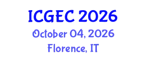 International Conference on Gastroenterology, Endoscopy and Colonoscopy (ICGEC) October 04, 2026 - Florence, Italy