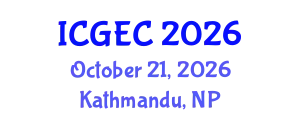 International Conference on Gastroenterology, Endoscopy and Colonoscopy (ICGEC) October 21, 2026 - Kathmandu, Nepal