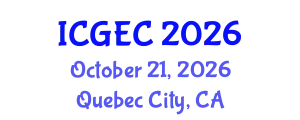 International Conference on Gastroenterology, Endoscopy and Colonoscopy (ICGEC) October 21, 2026 - Quebec City, Canada