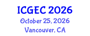 International Conference on Gastroenterology, Endoscopy and Colonoscopy (ICGEC) October 25, 2026 - Vancouver, Canada