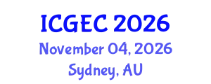 International Conference on Gastroenterology, Endoscopy and Colonoscopy (ICGEC) November 04, 2026 - Sydney, Australia