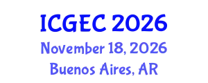 International Conference on Gastroenterology, Endoscopy and Colonoscopy (ICGEC) November 18, 2026 - Buenos Aires, Argentina