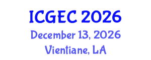 International Conference on Gastroenterology, Endoscopy and Colonoscopy (ICGEC) December 13, 2026 - Vientiane, Laos