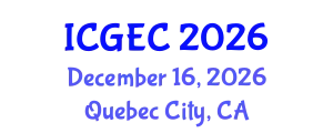 International Conference on Gastroenterology, Endoscopy and Colonoscopy (ICGEC) December 16, 2026 - Quebec City, Canada