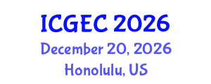 International Conference on Gastroenterology, Endoscopy and Colonoscopy (ICGEC) December 20, 2026 - Honolulu, United States