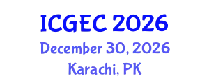 International Conference on Gastroenterology, Endoscopy and Colonoscopy (ICGEC) December 30, 2026 - Karachi, Pakistan