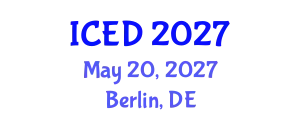 International Conference on Eating Disorders (ICED) May 20, 2027 - Berlin, Germany