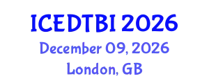 International Conference on Eating Disorder Treatment and Body Image (ICEDTBI) December 09, 2026 - London, United Kingdom