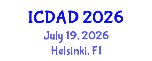 International Conference on Dementia and Alzheimer's Disease (ICDAD) July 19, 2026 - Helsinki, Finland