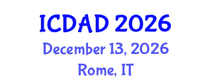 International Conference on Dementia and Alzheimer's Disease (ICDAD) December 13, 2026 - Rome, Italy