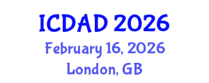 International Conference on Dementia and Alzheimer's Disease (ICDAD) February 16, 2026 - London, United Kingdom