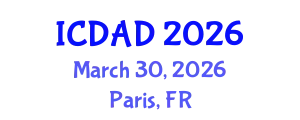 International Conference on Dementia and Alzheimer's Disease (ICDAD) March 30, 2026 - Paris, France
