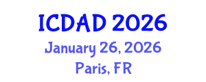 International Conference on Dementia and Alzheimer's Disease (ICDAD) January 26, 2026 - Paris, France