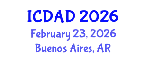 International Conference on Dementia and Alzheimer's Disease (ICDAD) February 23, 2026 - Buenos Aires, Argentina