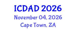 International Conference on Dementia and Alzheimer's Disease (ICDAD) November 04, 2026 - Cape Town, South Africa
