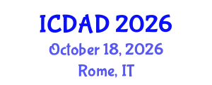 International Conference on Dementia and Alzheimer's Disease (ICDAD) October 18, 2026 - Rome, Italy