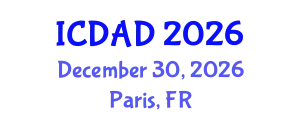 International Conference on Dementia and Alzheimer's Disease (ICDAD) December 30, 2026 - Paris, France