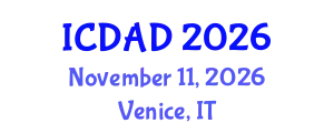 International Conference on Dementia and Alzheimer's Disease (ICDAD) November 11, 2026 - Venice, Italy