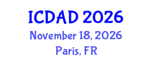 International Conference on Dementia and Alzheimer's Disease (ICDAD) November 18, 2026 - Paris, France