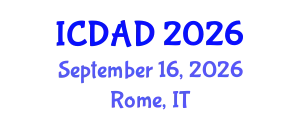 International Conference on Dementia and Alzheimer's Disease (ICDAD) September 16, 2026 - Rome, Italy