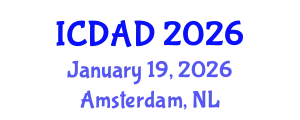 International Conference on Dementia and Alzheimer's Disease (ICDAD) January 19, 2026 - Amsterdam, Netherlands