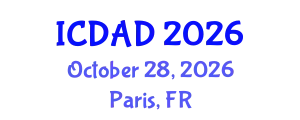 International Conference on Dementia and Alzheimer's Disease (ICDAD) October 28, 2026 - Paris, France