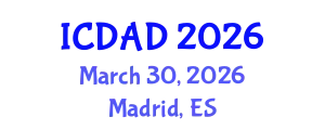 International Conference on Dementia and Alzheimer's Disease (ICDAD) March 30, 2026 - Madrid, Spain