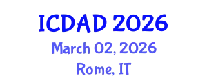 International Conference on Dementia and Alzheimer's Disease (ICDAD) March 02, 2026 - Rome, Italy