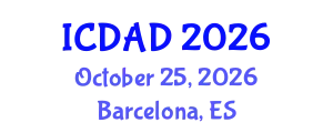 International Conference on Dementia and Alzheimer's Disease (ICDAD) October 25, 2026 - Barcelona, Spain