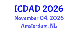 International Conference on Dementia and Alzheimer's Disease (ICDAD) November 04, 2026 - Amsterdam, Netherlands