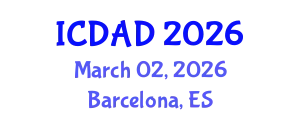 International Conference on Dementia and Alzheimer's Disease (ICDAD) March 02, 2026 - Barcelona, Spain