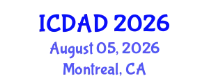 International Conference on Dementia and Alzheimer's Disease (ICDAD) August 05, 2026 - Montreal, Canada