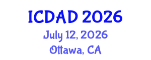 International Conference on Dementia and Alzheimer's Disease (ICDAD) July 12, 2026 - Ottawa, Canada
